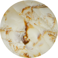 Ice Cream flavor Butterscotch Swirl
